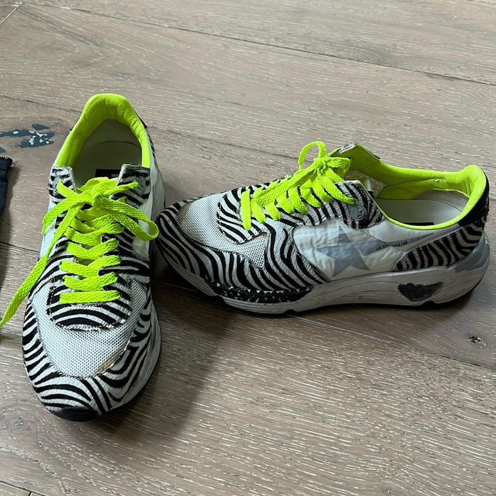 Golden Goose Animal Print Sneakers